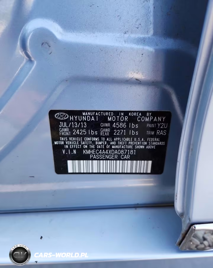 2013 Hyundai Sonata Hybrid VIN:KMHEC4A4XDA087181 - 12