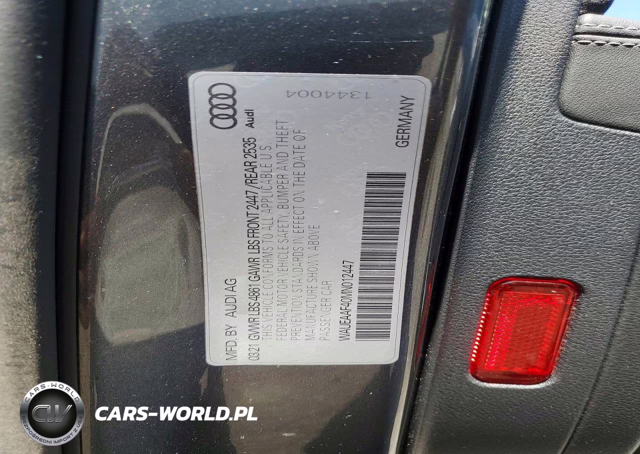 2021 Audi A4 Premium Plus 45 VIN:WAUEAAF40MN012447 - 12