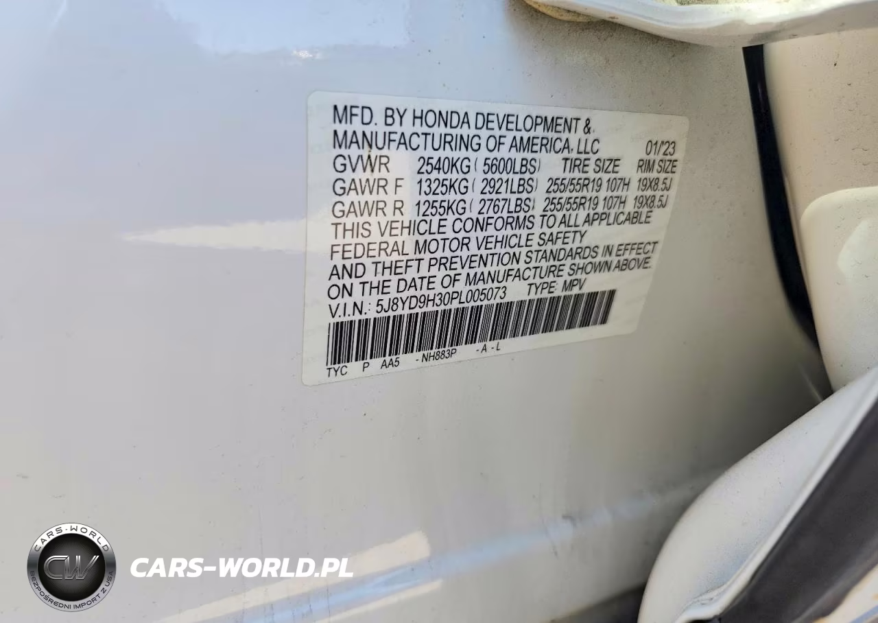 2023 Acura Mdx VIN:5J8YD9H30PL005073 - 13