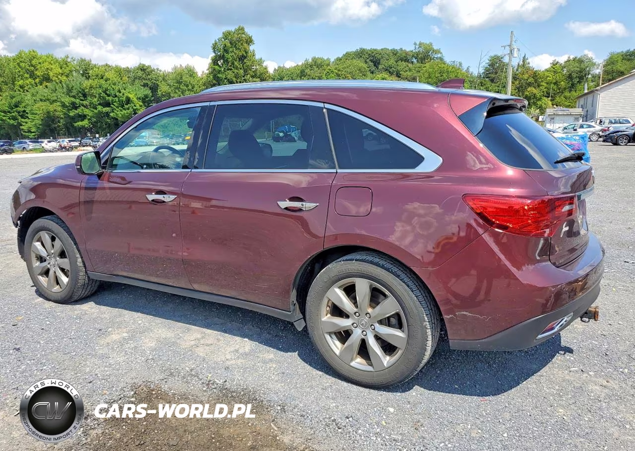 2016 Acura Mdx Advance VIN:5FRYD4H91GB007907 - 2