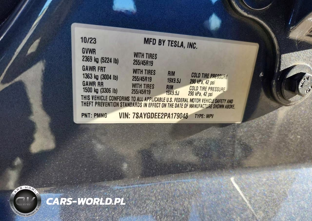 2023 Tesla Model Y VIN:7SAYGDEE2PA179048 - 13