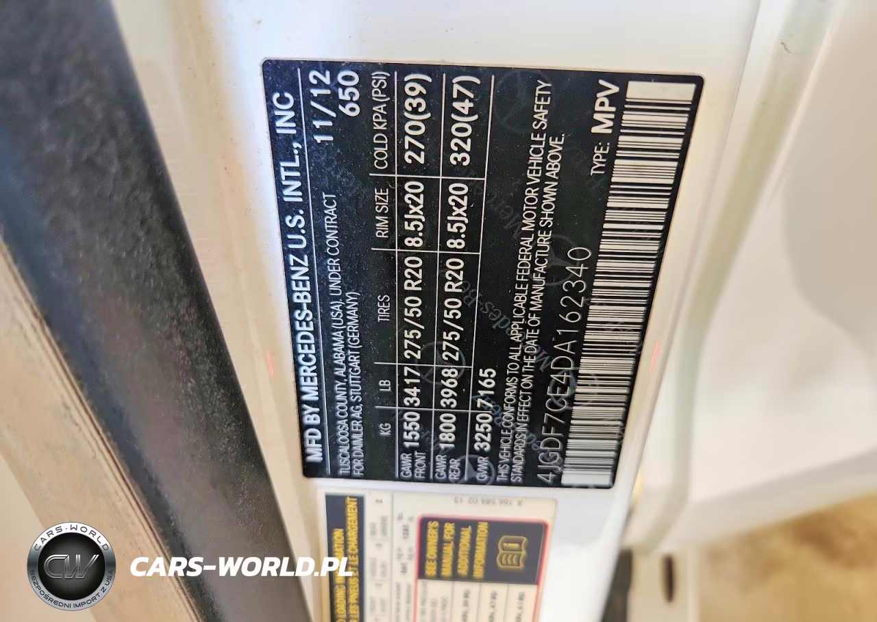 2013 Mercedes-Benz Gl 450 4Matic VIN:4JGDF7CE4DA162340 - 13
