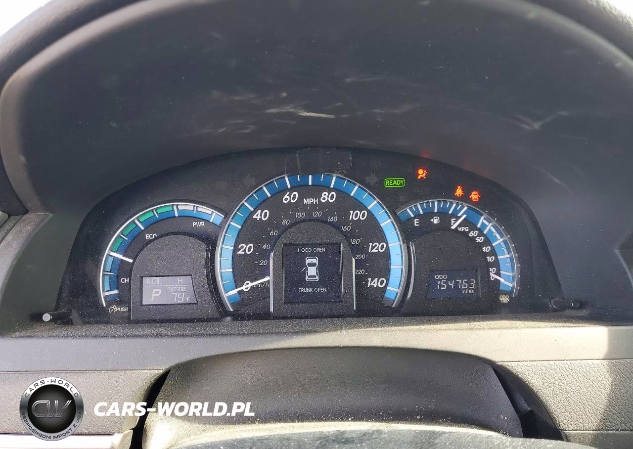 2012 Toyota Camry Hybrid Xle VIN:4T1BD1FK9CU004276 - 9