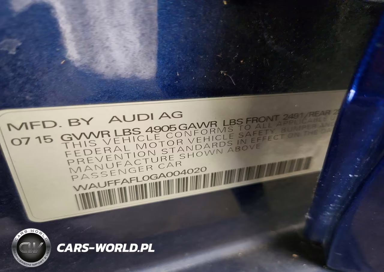 2016 Audi A4 Premium Plus S-Line VIN:WAUFFAFL0GA004020 - 12