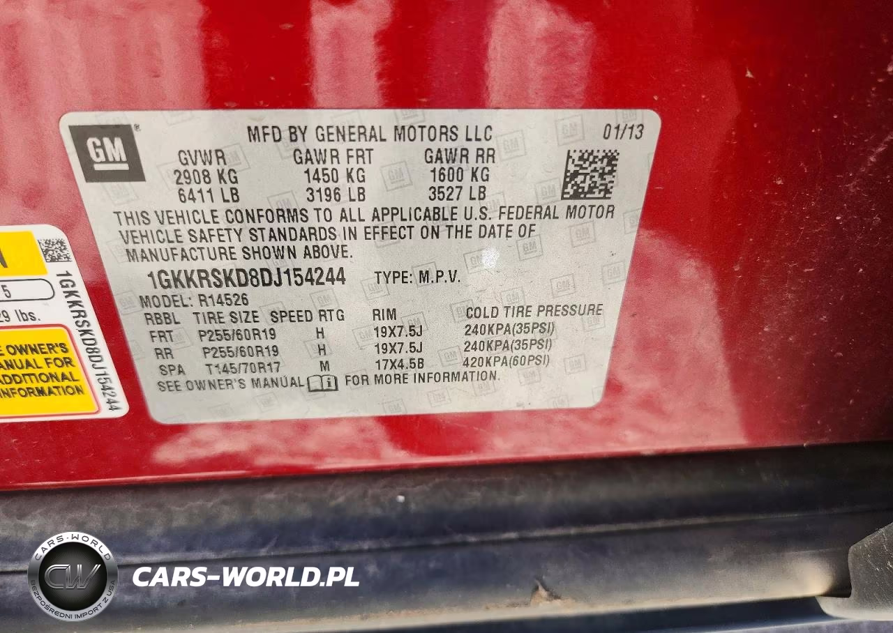 2013 GMC Acadia Slt-2 VIN:1GKKRSKD8DJ154244 - 13