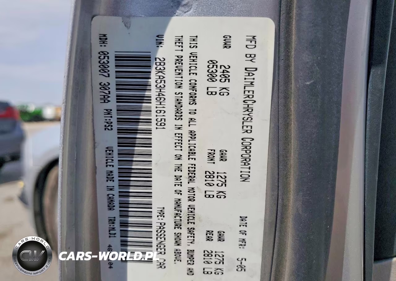2006 Dodge Charger R-T VIN:2B3KA53H46H161591 - 12