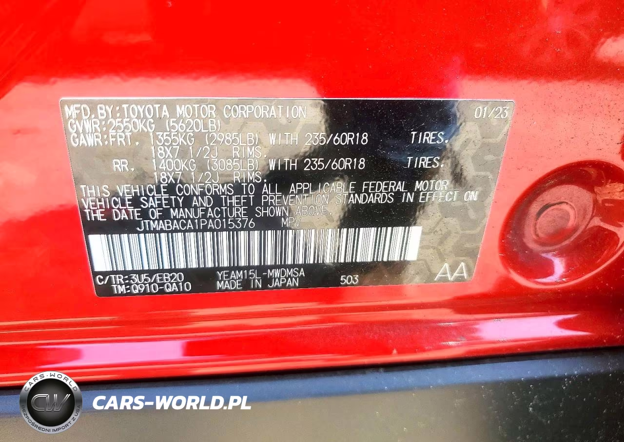 2023 Toyota Bz4X Xle VIN:JTMABACA1PA015376 - 12