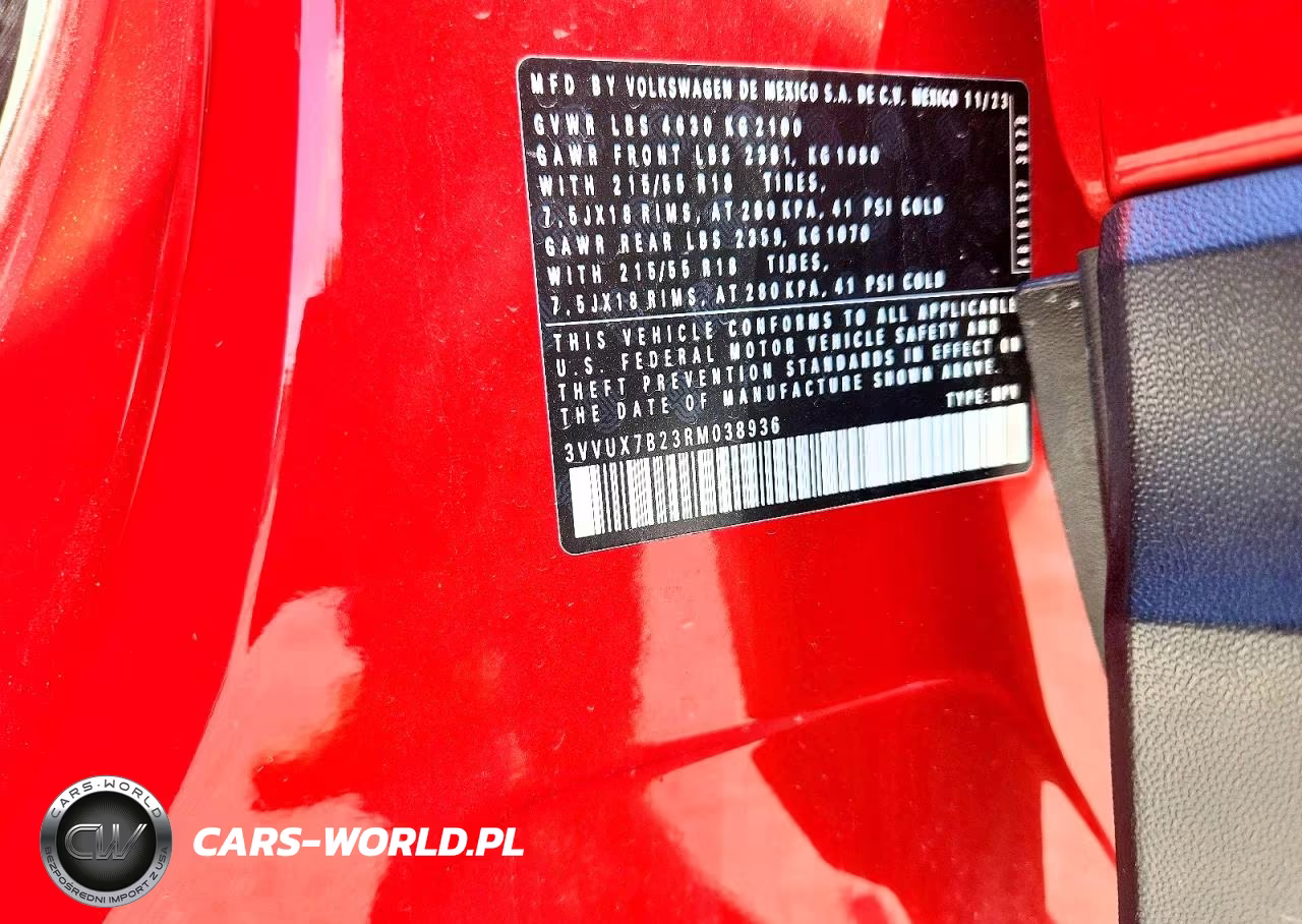 2024 Volkswagen Taos Se VIN:3VVUX7B23RM038936 - 12