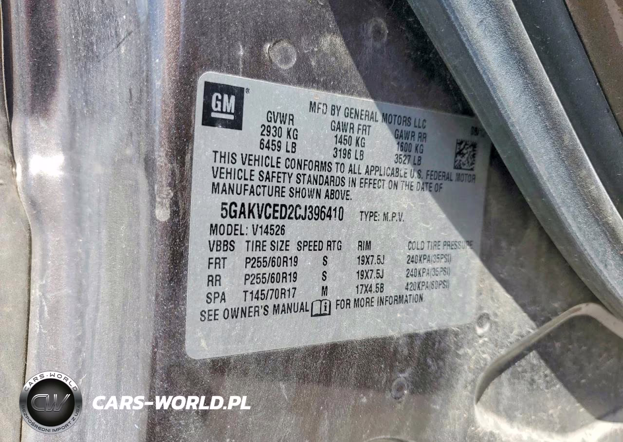 2012 Buick Enclave VIN:5GAKVCED2CJ396410 - 13