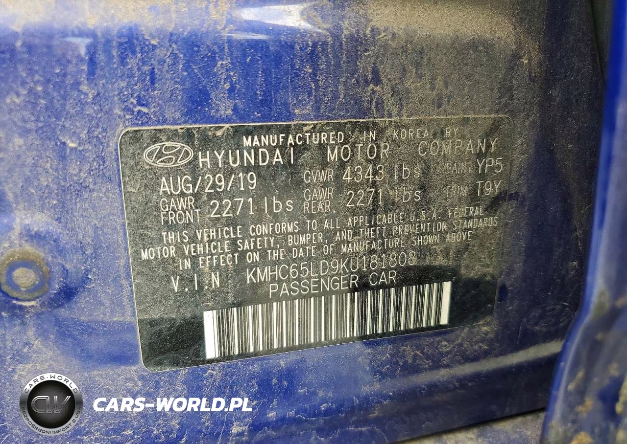 2019 Hyundai Ioniq Plug-In Hybrid Base VIN:KMHC65LD9KU181808 - 12