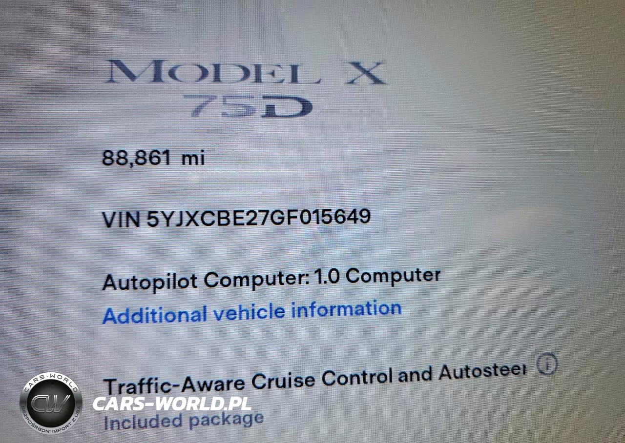 2016 Tesla Model X VIN:5YJXCBE27GF015649 - 9