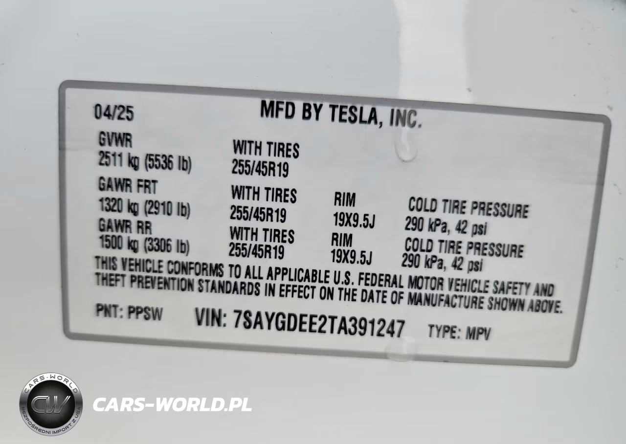 2026 Tesla Model Y VIN:7SAYGDEE2TA391247 - 14