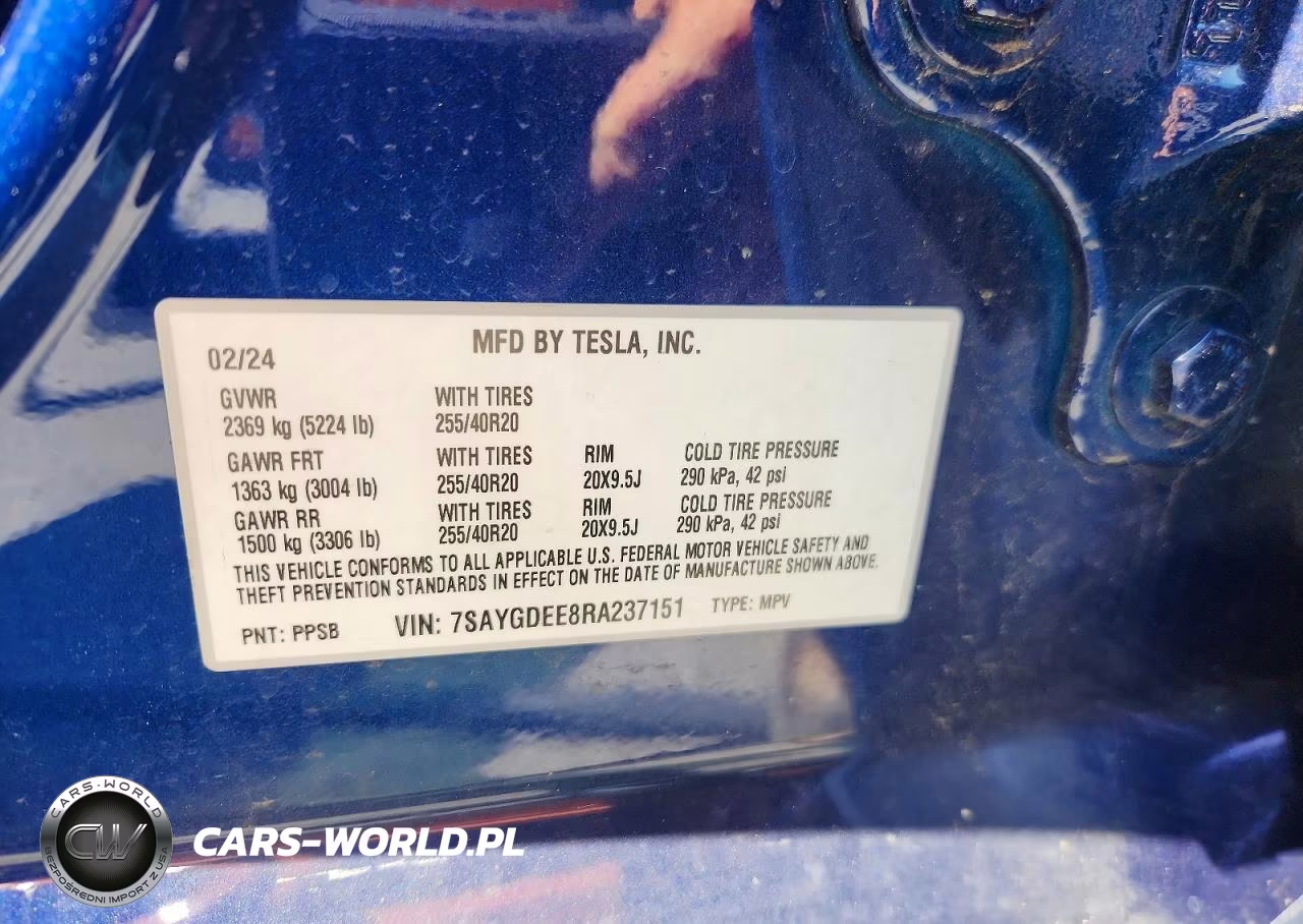 2024 Tesla Model Y VIN:7SAYGDEE8RA237151 - 13