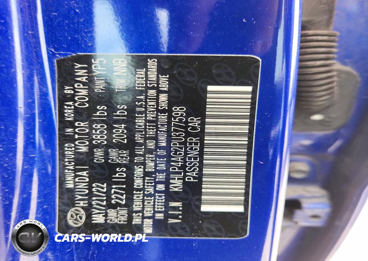 2023 Hyundai Elantra Limited VIN:KMHLP4AG2PU377598 - 13