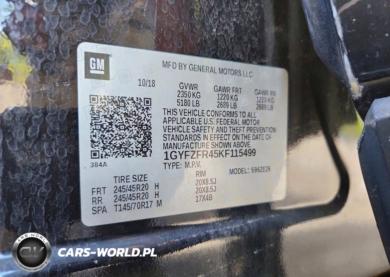 2019 Cadillac Xt4 Sport VIN:1GYFZFR45KF115499 - 13