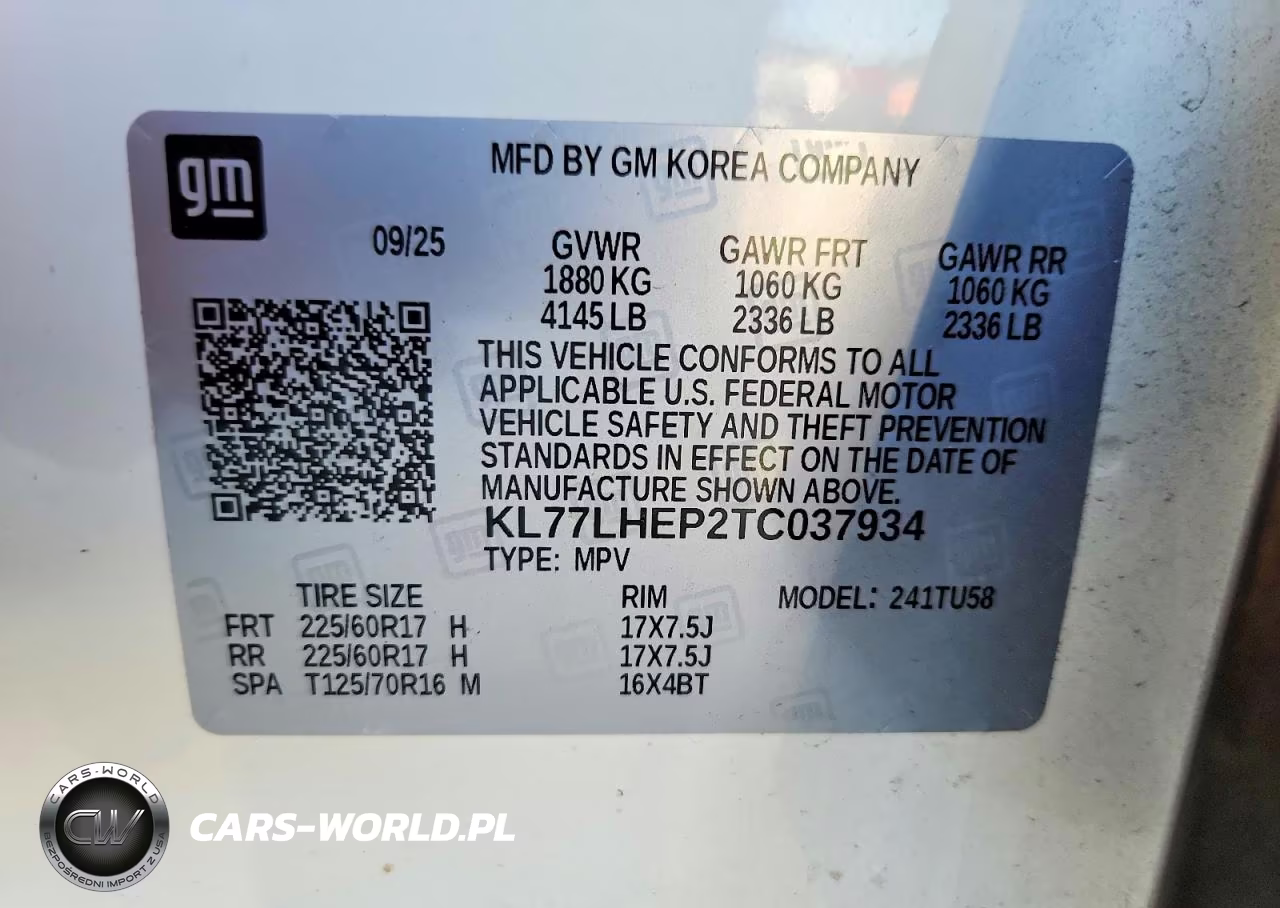 2026 Chevrolet Trax 1Lt VIN:KL77LHEP2TC037934 - 12