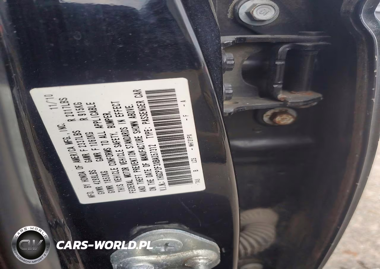 2011 Honda Accord Lx VIN:1HGCP2F3XBA057312 - 12