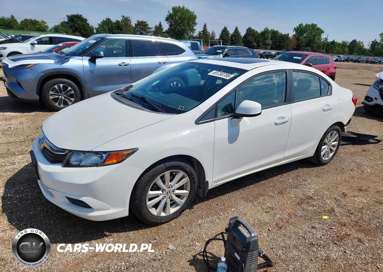 2012 Honda Civic Exl VIN:19XFB2F94CE040745 - 1