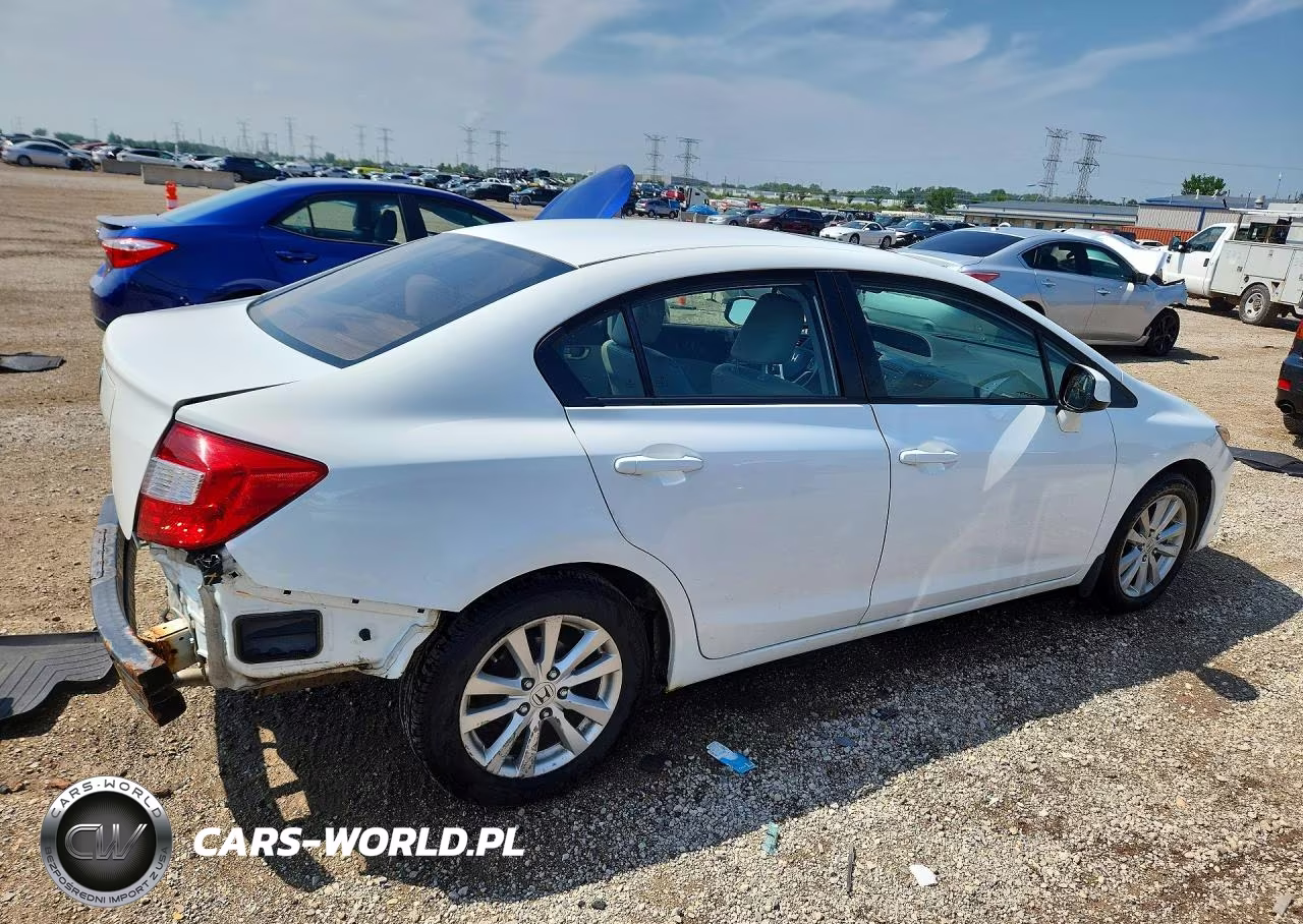 2012 Honda Civic Exl VIN:19XFB2F94CE040745 - 3