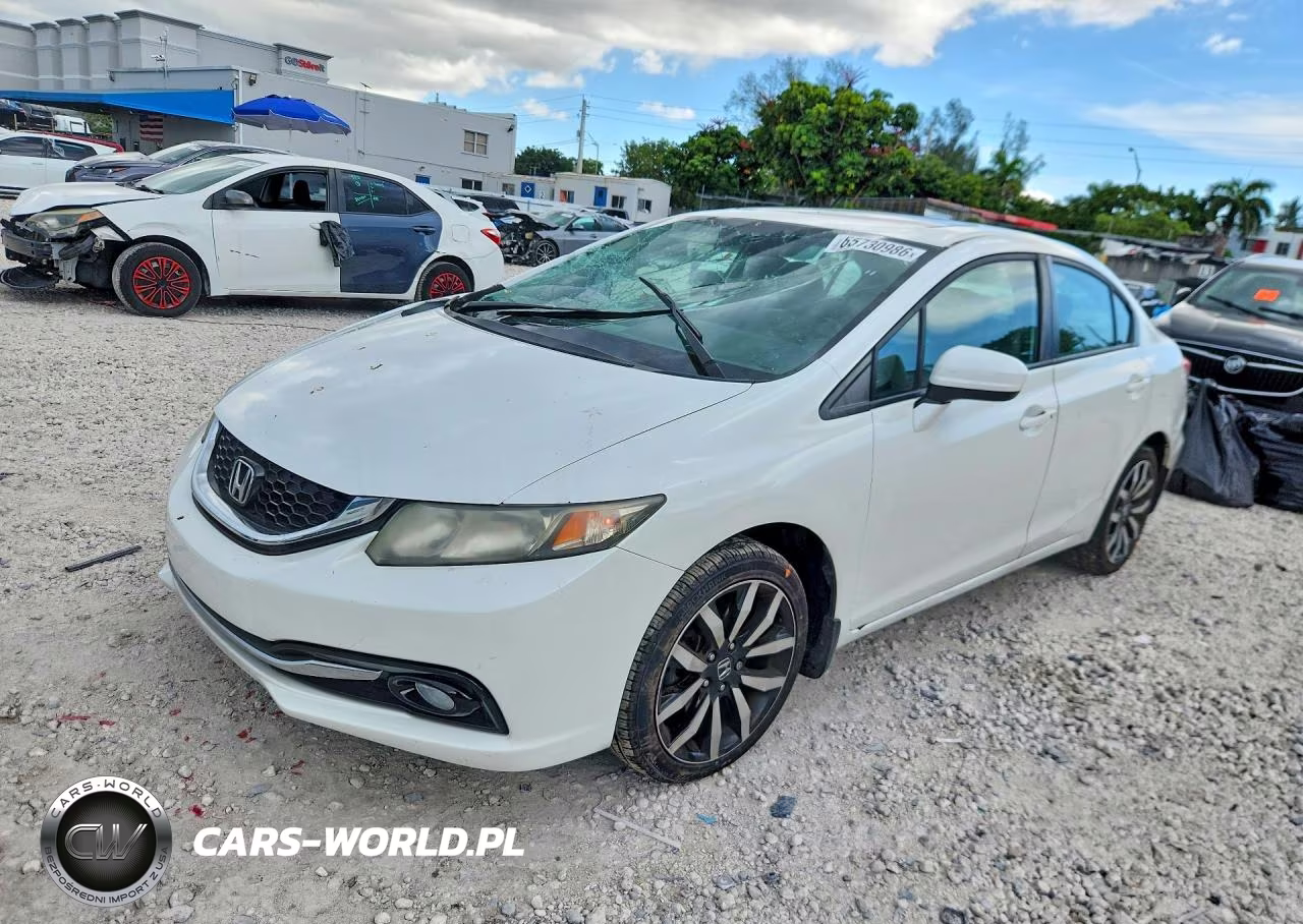 2015 Honda Civic Exl VIN:19XFB2F93FE065009 - 1