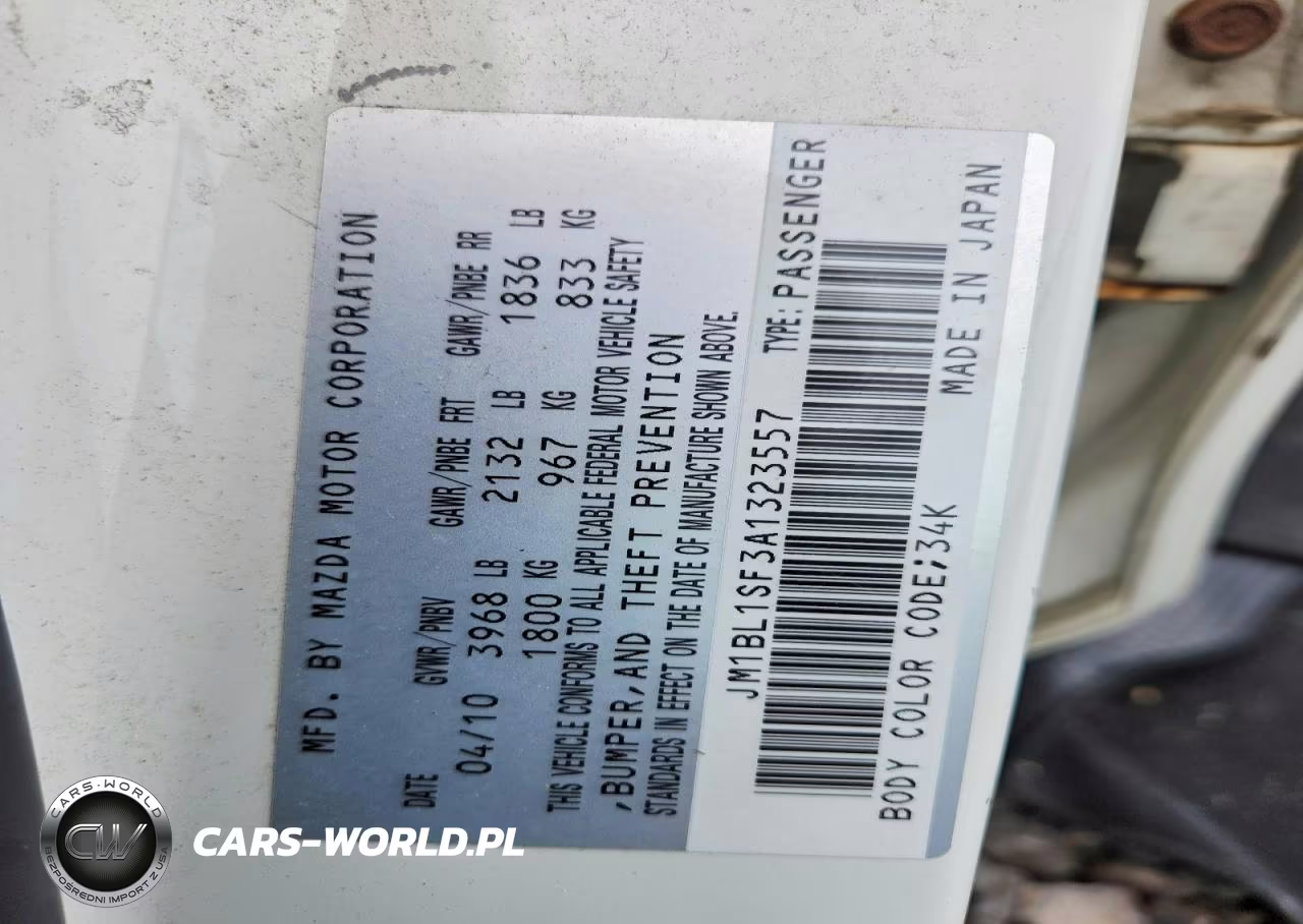 2010 Mazda 3 I VIN:JM1BL1SF3A1323557 - 12