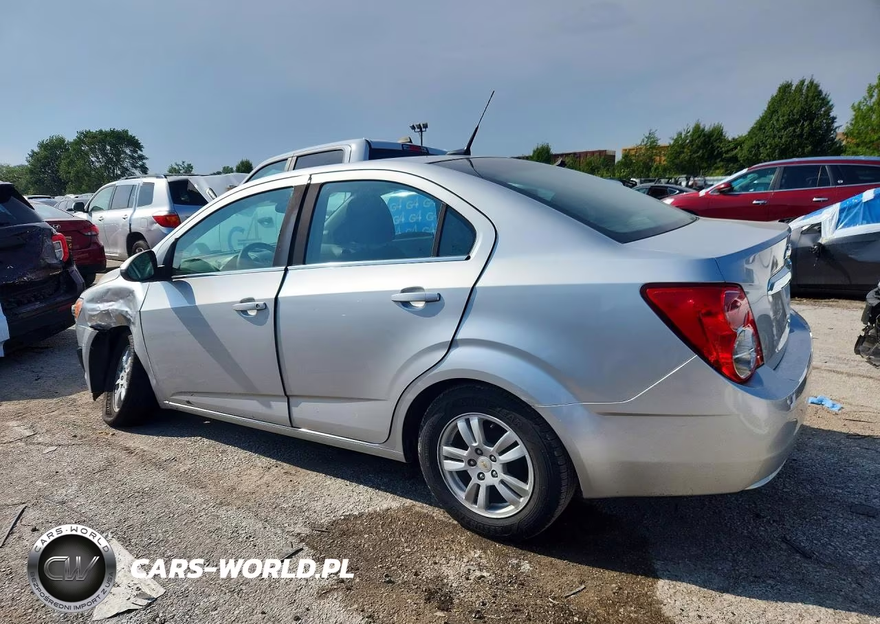 2012 Chevrolet Sonic Lt VIN:1G1JC5SH4C4166667 - 2