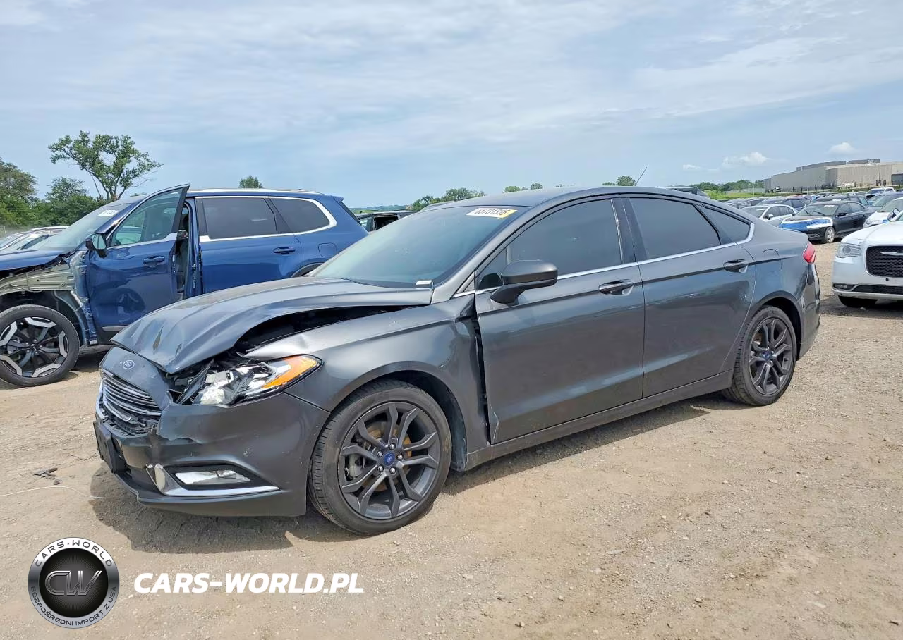 2018 Ford Fusion Se VIN:3FA6P0HD0JR130591 - 1