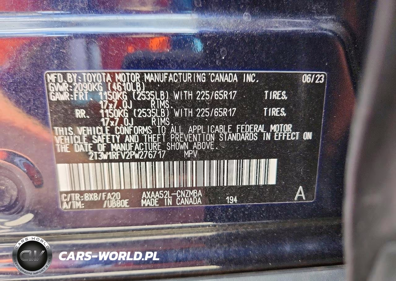 2023 Toyota Rav4 VIN:2T3W1RFV2PW276717 - 14