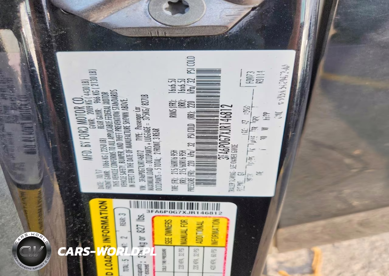 2018 Ford Fusion S VIN:3FA6P0G7XJR146812 - 12
