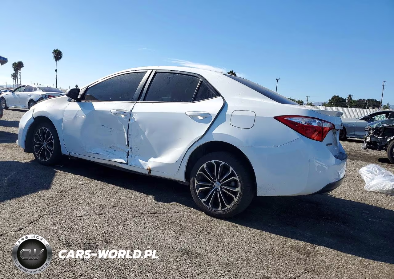 2016 Toyota Corolla S Plus VIN:5YFBURHE5GP474639 - 2