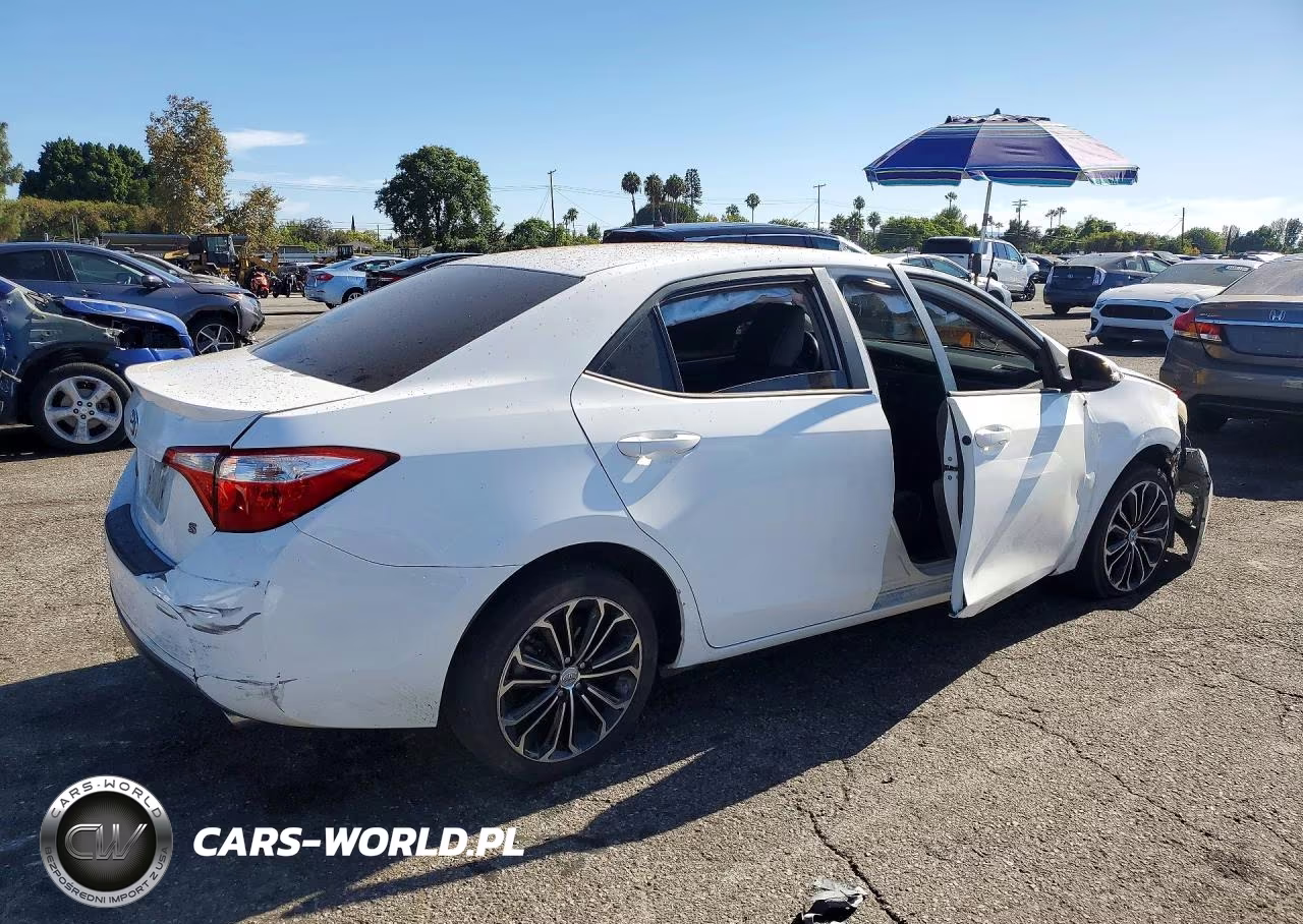 2016 Toyota Corolla S Plus VIN:5YFBURHE5GP474639 - 3
