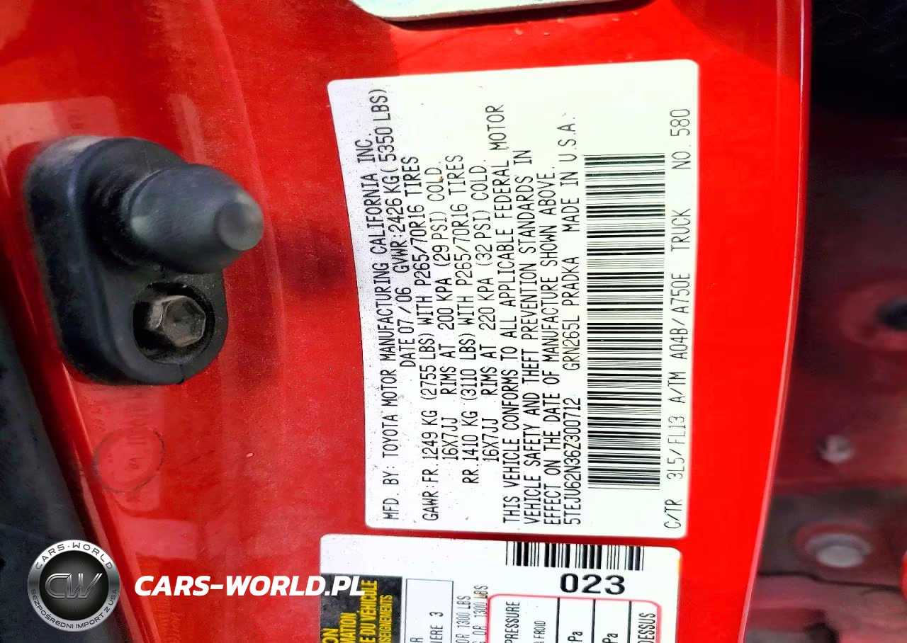 2006 Toyota Tacoma Double Cab Prerunner VIN:5TEJU62N36Z300712 - 12