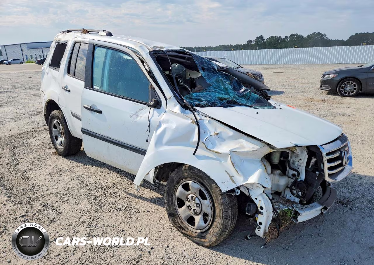 2015 Honda Pilot Lx VIN:5FNYF3H27FB008857 - 4