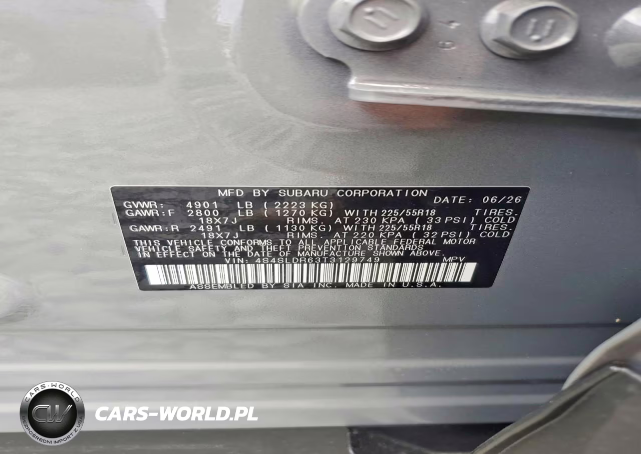 2026 Subaru Forester Limited VIN:4S4SLDR63T3129749 - 12