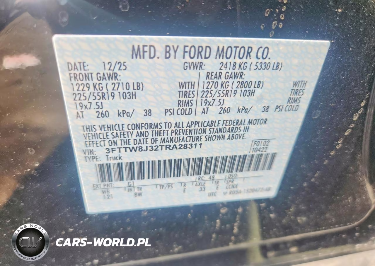 2026 Ford Maverick Xlt VIN:3FTTW8J32TRA28311 - 12