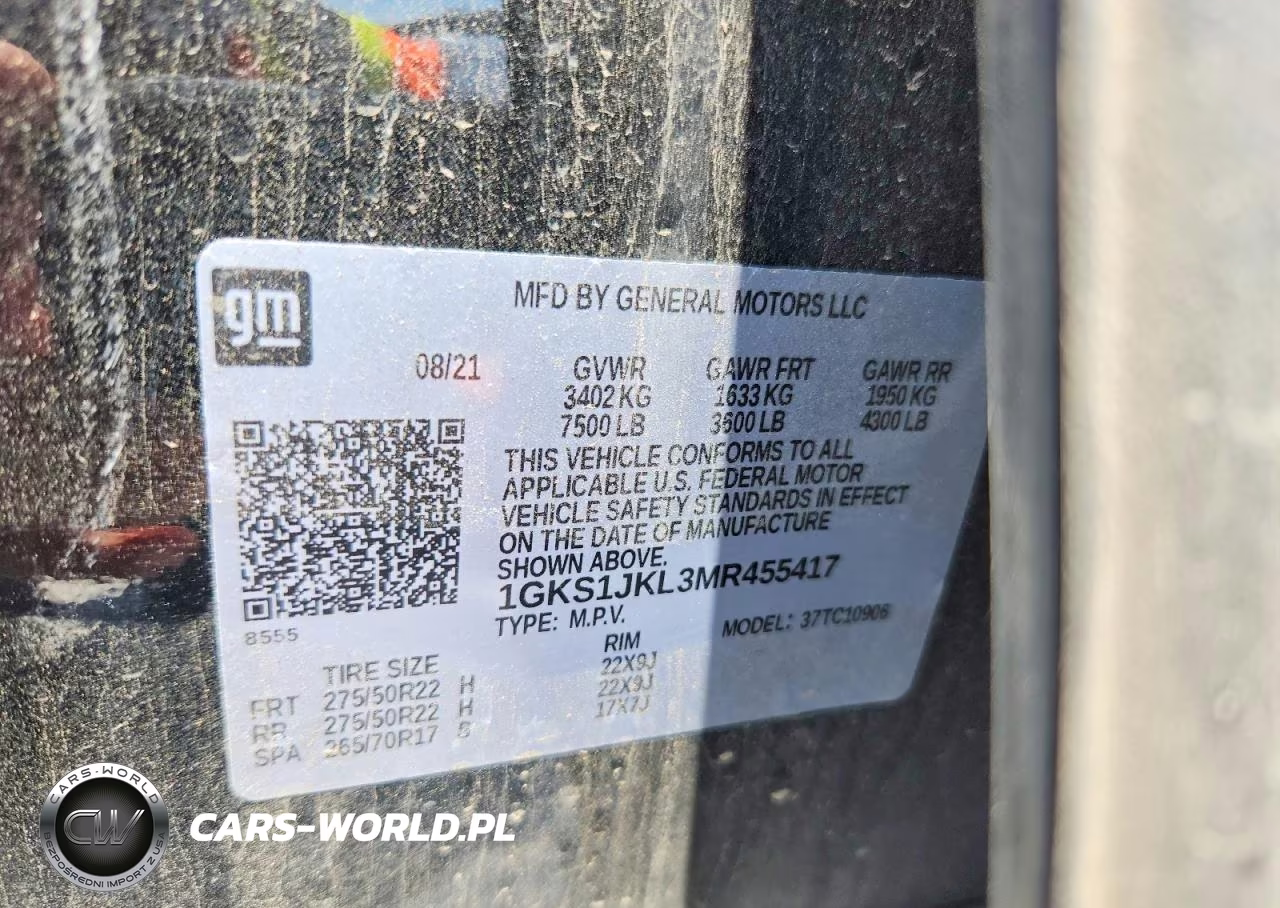 2021 GMC Yukon Xl Denali VIN:1GKS1JKL3MR455417 - 13