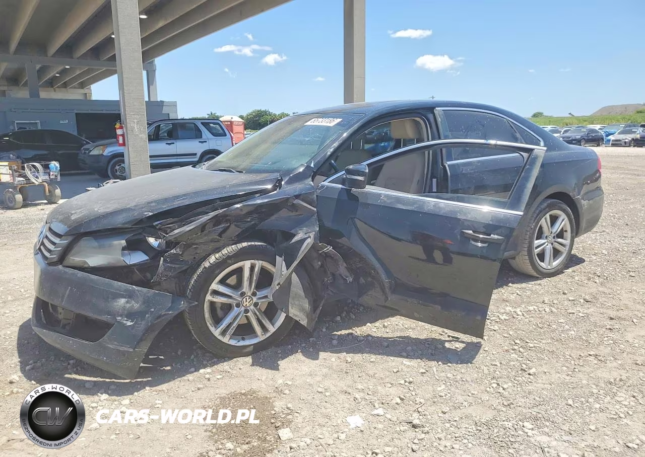 2014 Volkswagen Passat Se VIN:1VWBH7A33EC018756 - 1
