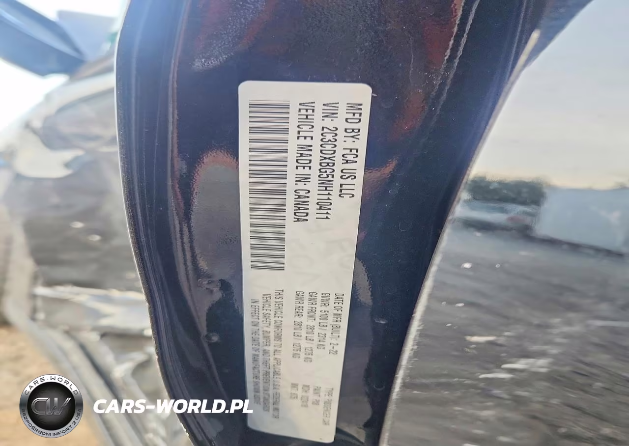 2022 Dodge Charger Sxt VIN:2C3CDXBG5NH110411 - 12