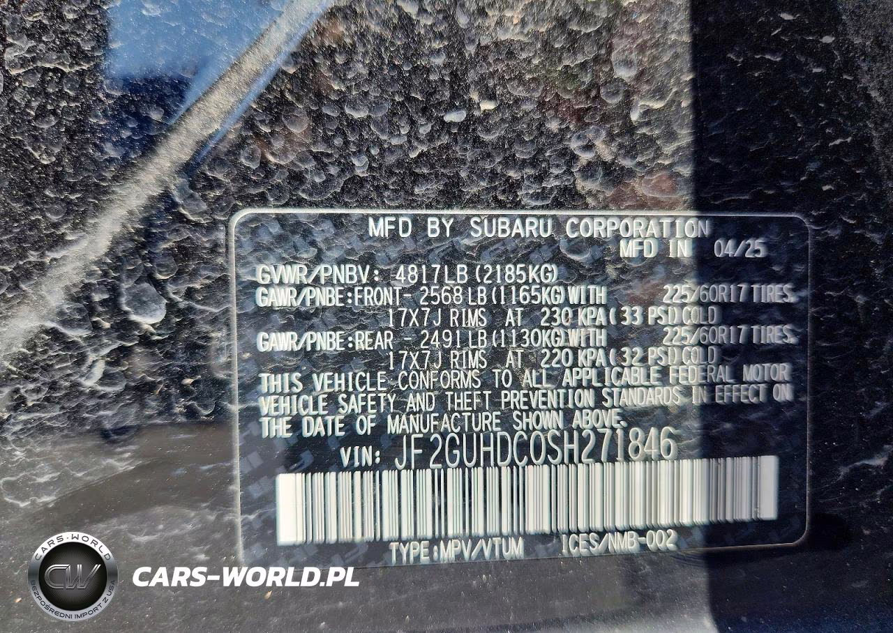 2025 Subaru Crosstrek Premium VIN:JF2GUHDC0SH271846 - 13