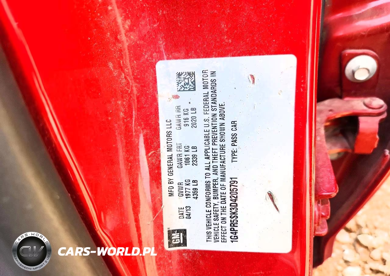 2013 Buick Verano Convenience VIN:1G4PR5SK3D4205791 - 12
