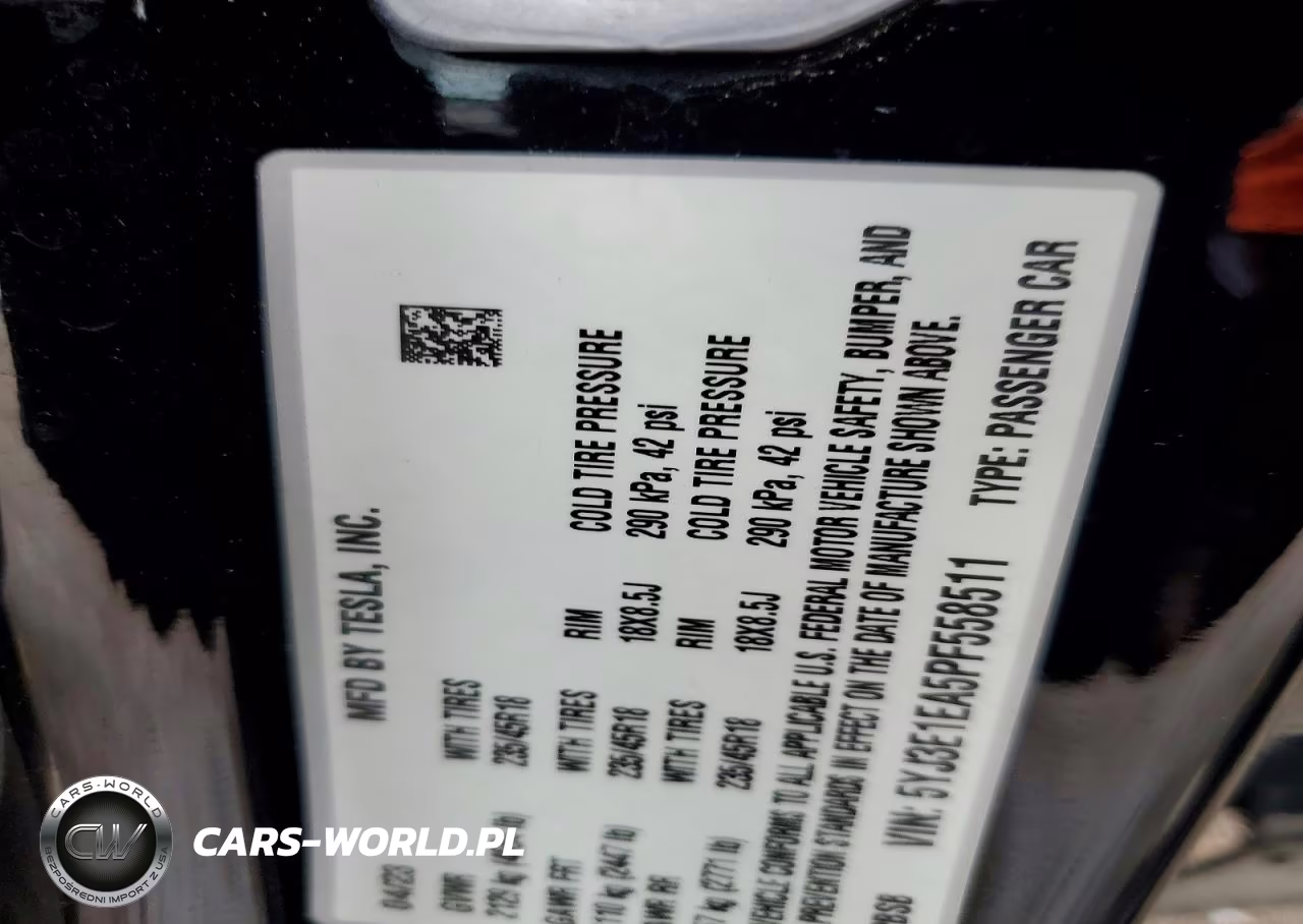 2023 Tesla Model 3 VIN:5YJ3E1EA5PF558511 - 12
