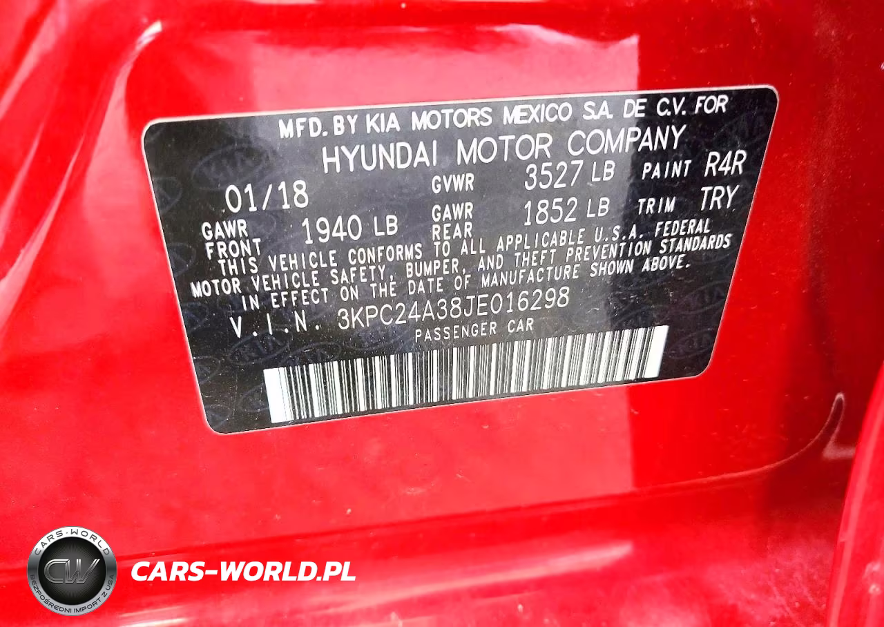 2018 Hyundai Accent Se VIN:3KPC24A38JE016298 - 13