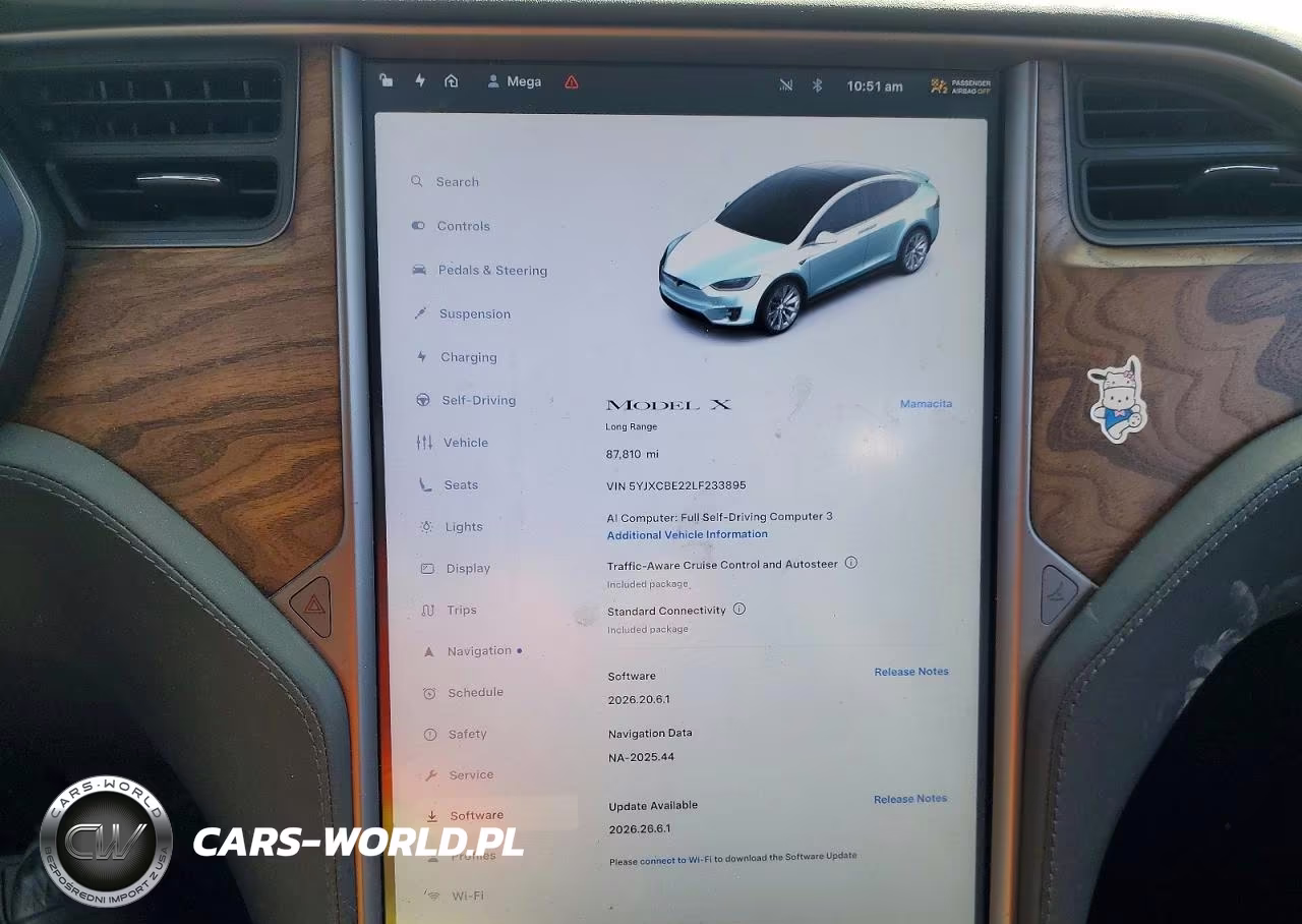 2020 Tesla Model X VIN:5YJXCBE22LF233895 - 9