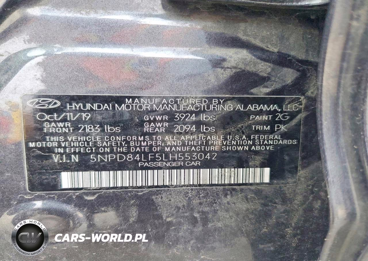 2020 Hyundai Elantra Sel VIN:5NPD84LF5LH553042 - 12