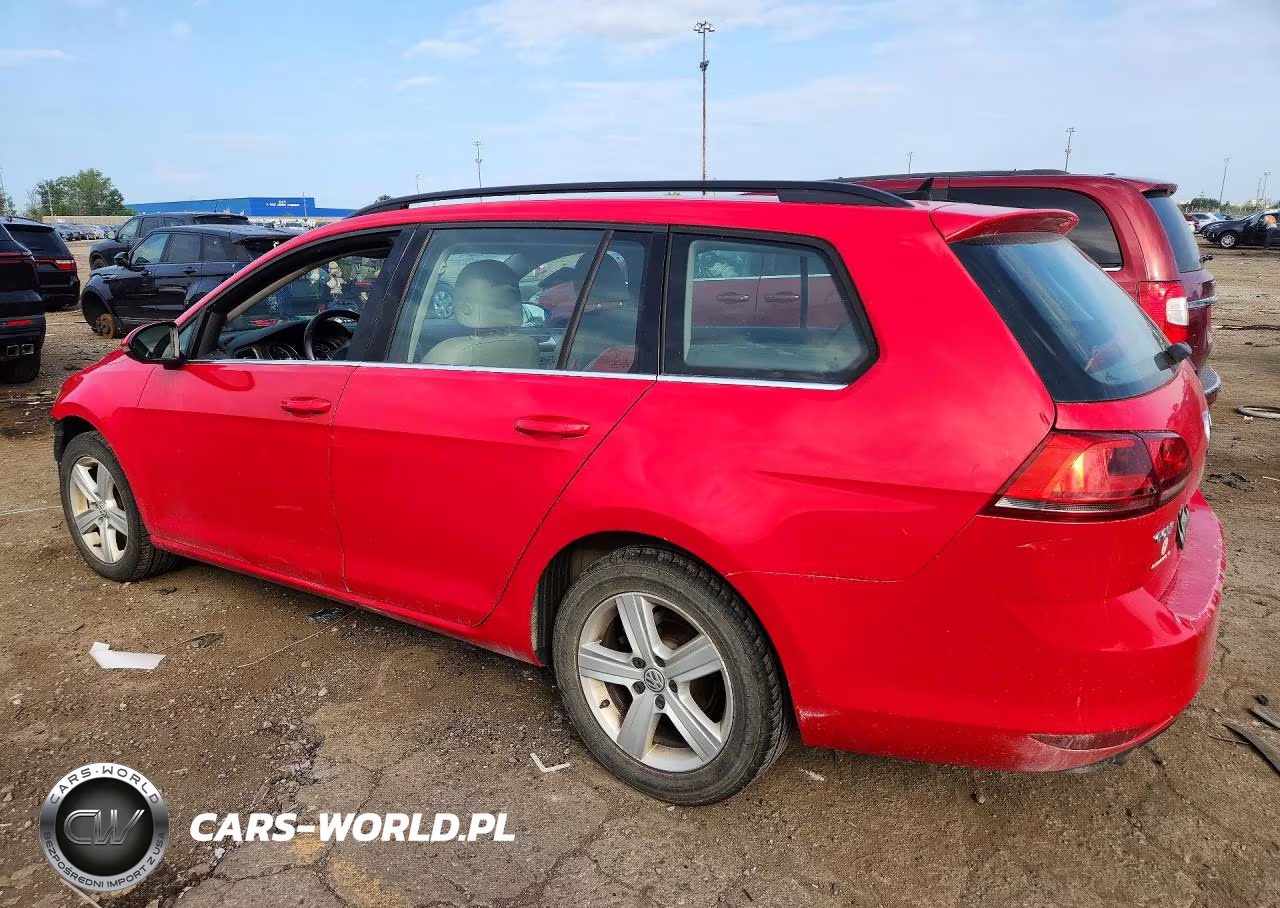 2015 Volkswagen Golf Sportwagen Tdi S VIN:3VWCA7AUXFM517930 - 2