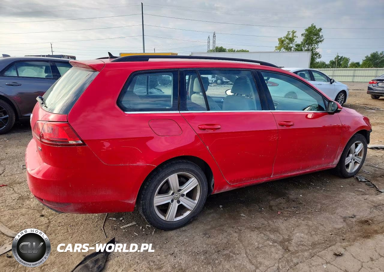 2015 Volkswagen Golf Sportwagen Tdi S VIN:3VWCA7AUXFM517930 - 3