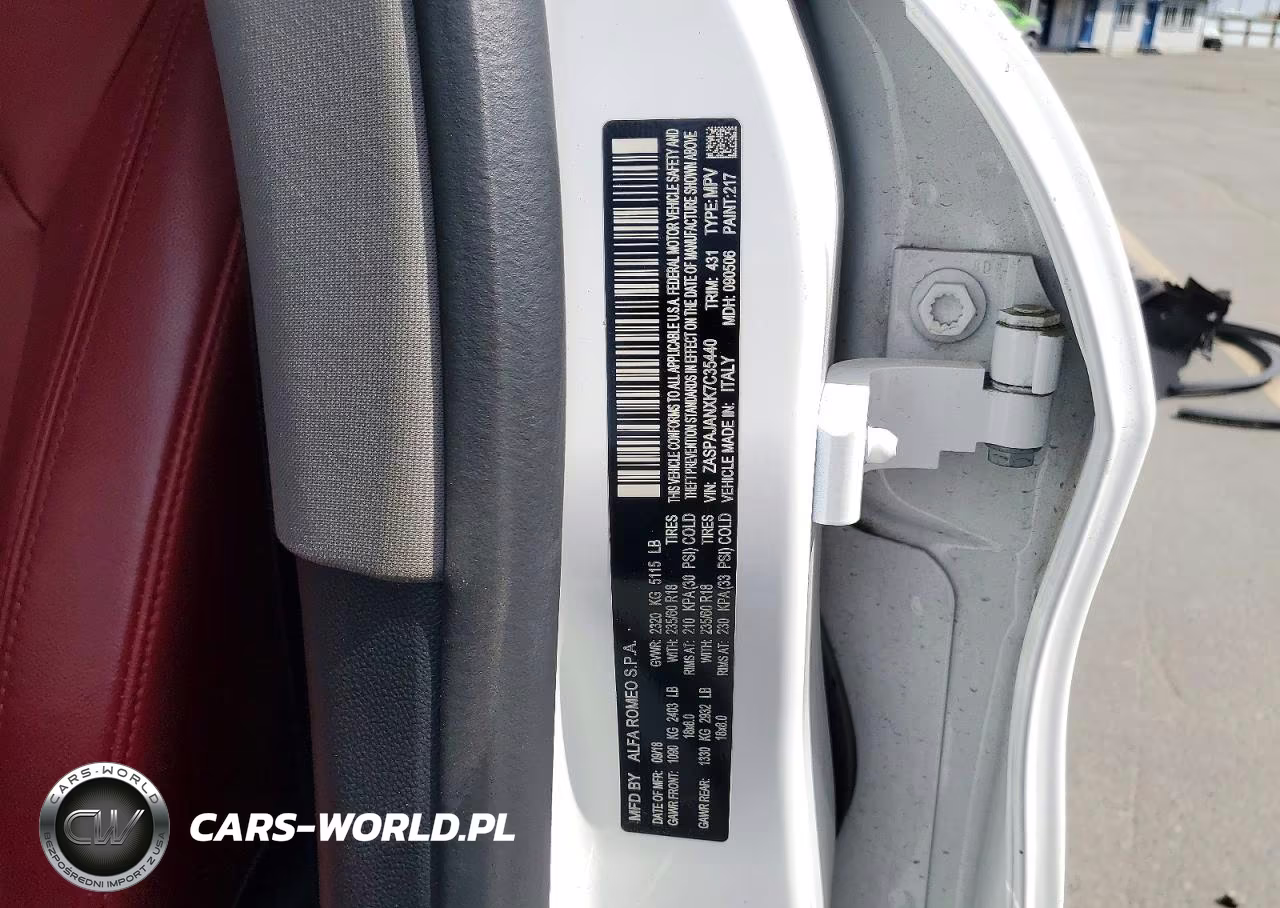 2019 Alfa Romeo Stelvio VIN:ZASPAJANXK7C35440 - 14