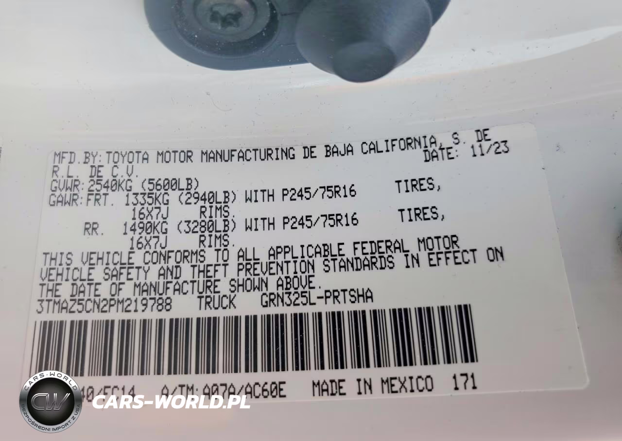 2023 Toyota Tacoma Sr5 V6 VIN:3TMAZ5CN2PM219788 - 13