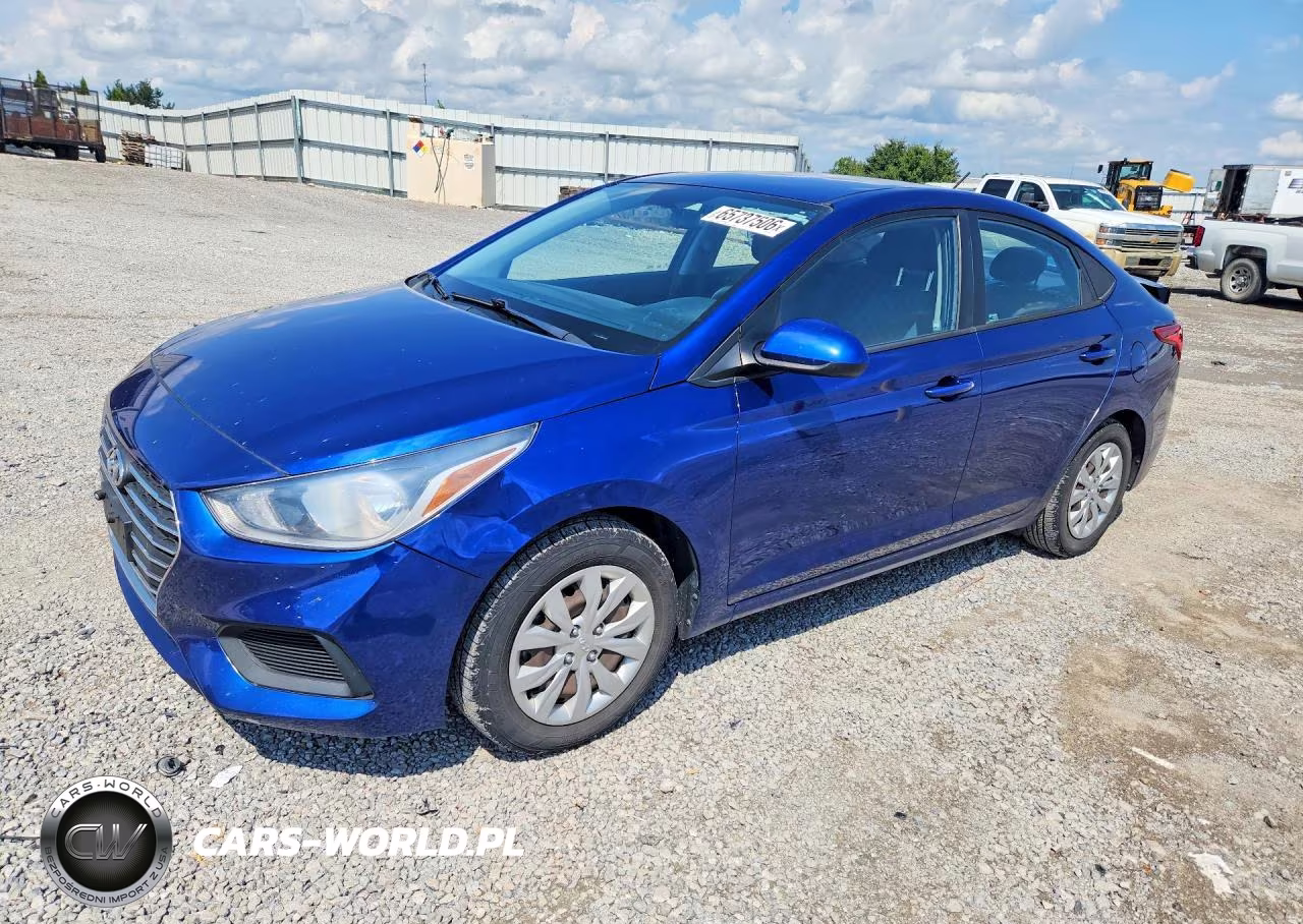 2021 Hyundai Accent Se VIN:3KPC24A69ME128820 - 1