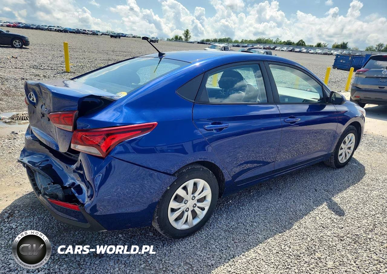 2021 Hyundai Accent Se VIN:3KPC24A69ME128820 - 3